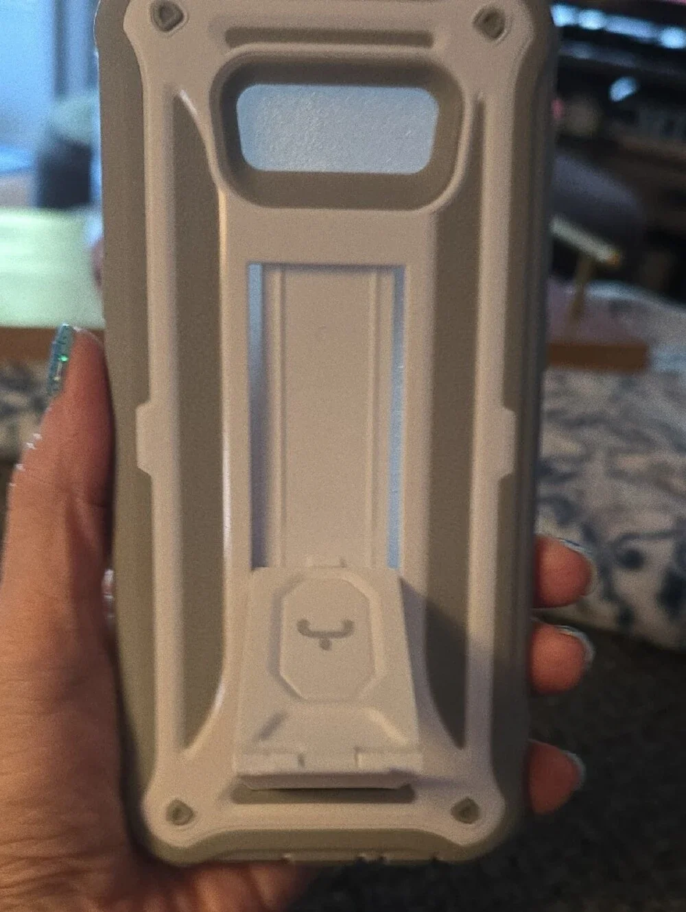 White Protective Phone Case with Screen Protector